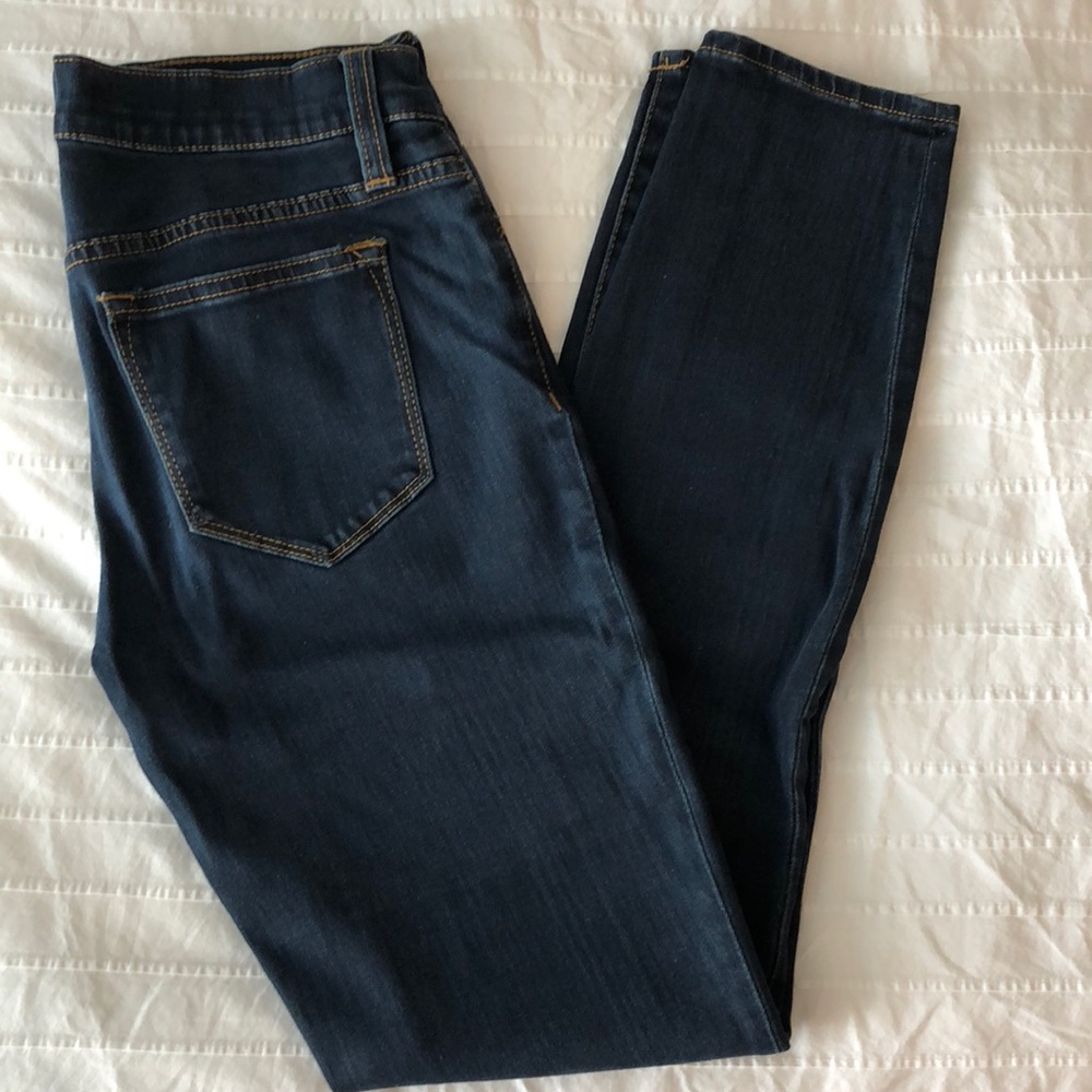 Toothpick J.Crew jeans dark wash